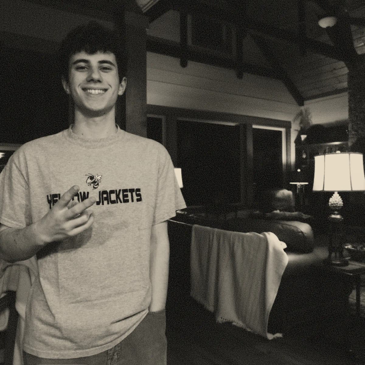 Nathan smiling